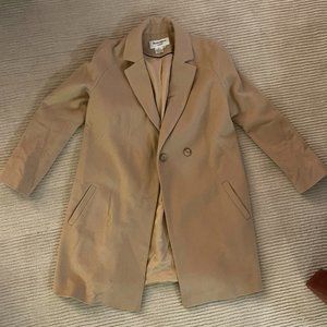 Wool camel coat, Size Small